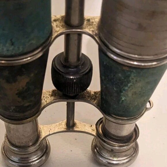 Vintage WORLD WAR II Army Binoculars CANADA Brass Military Spec Antique - Picture 11 of 12